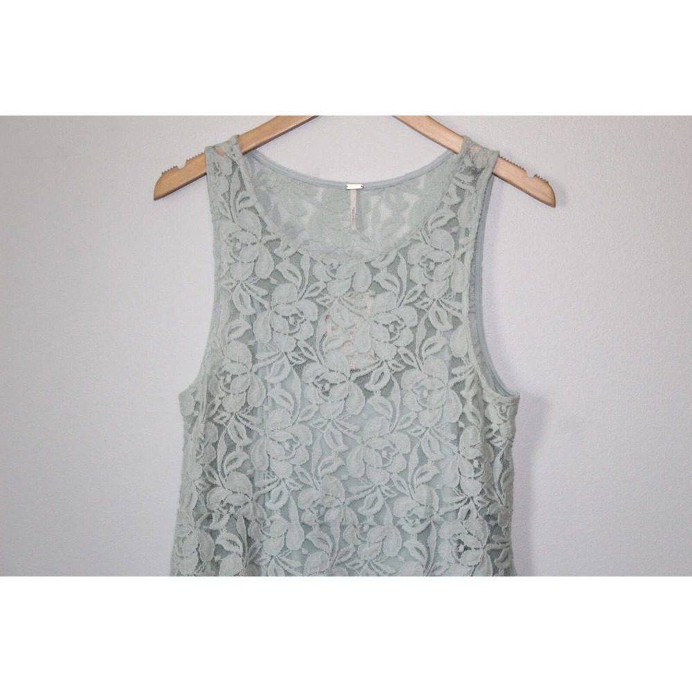 NWT Free People Miles of Lace Dress Sky Blue Women's Size Small H14120 - Picture 4 of 13